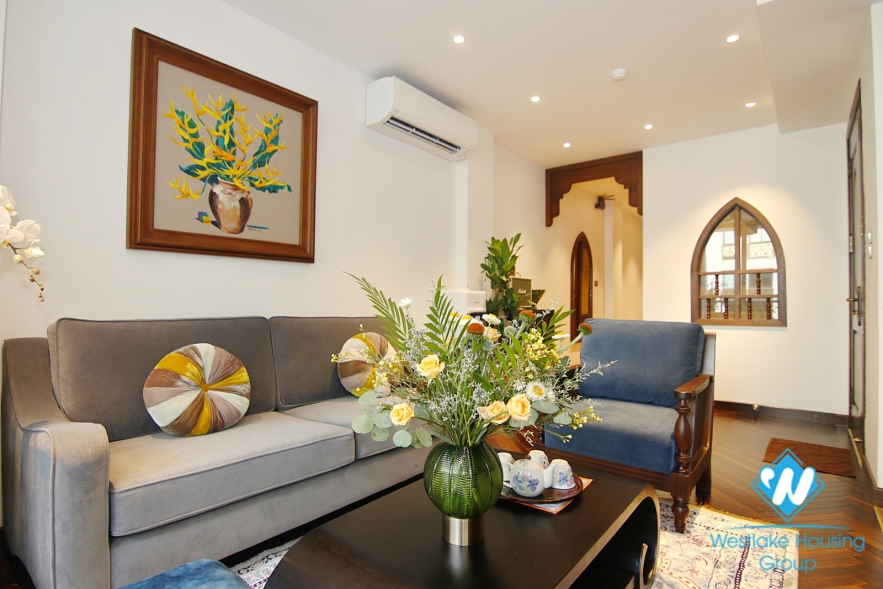 Japanese style apartment for rent in Hoan Kiem District 